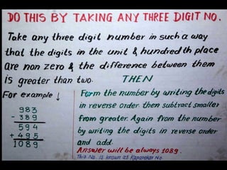 Vedic maths