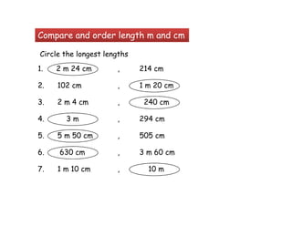 Math primary 3 measurments | PDF