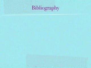 Bibliography
 
