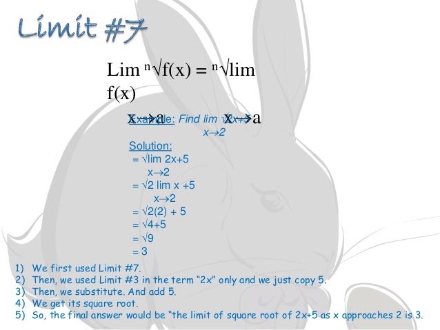 Theorems On Limits