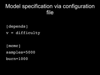 ... Contra Computationally expensive (sampling, e.g. MCMC)