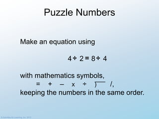 Math Puzzles and Brain Teasers | PPTX