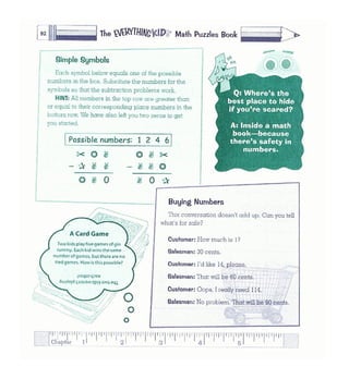 Math puzzles book_