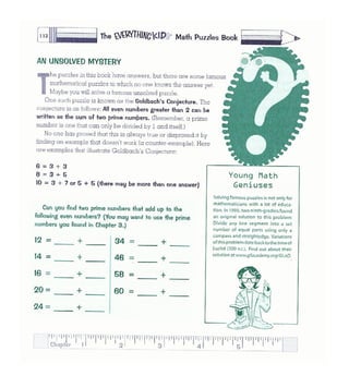 Math puzzles book_