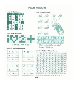Math puzzles book_