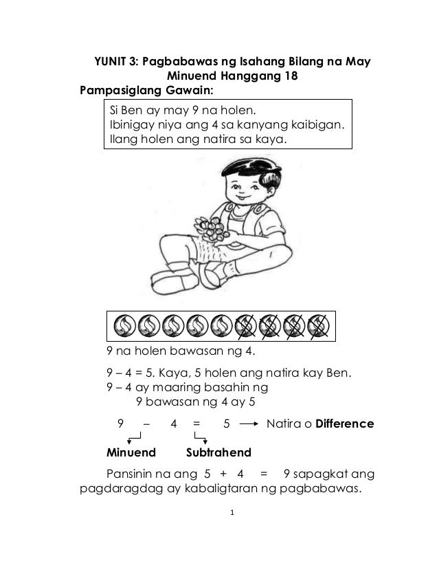 K TO 12 GRADE 1 LEARNING MATERIAL IN MATHEMATICS (Q3Q4)