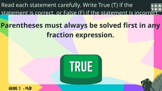 Left In Math MATH Q4W2 Solve from left to right for both multiplication/division and ...