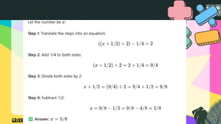 Left Math MATH Q4W2 Solve from left to right for both multiplication/division and ...