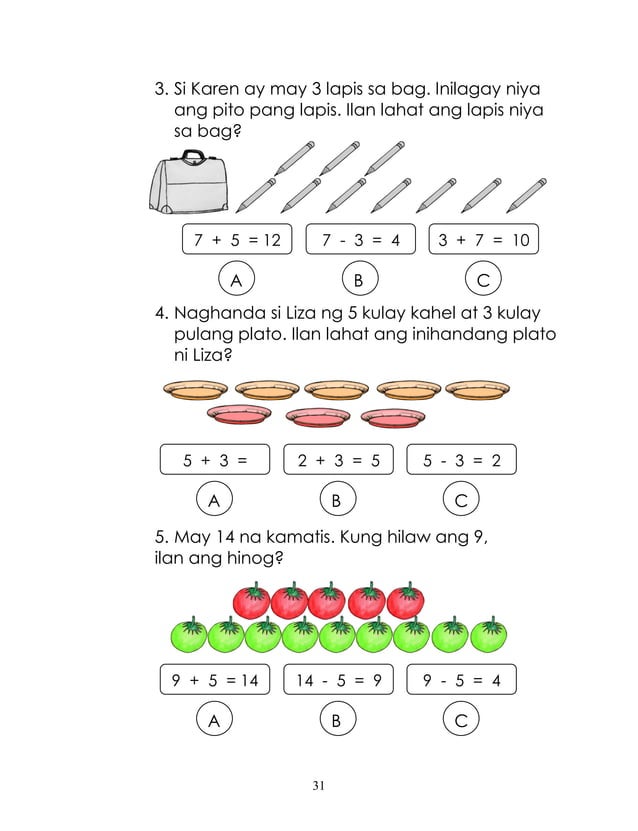 K TO 12 GRADE 1 LEARNING MATERIAL IN MATHEMATICS (Quarter 2) | PDF