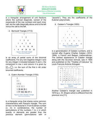 Number Triangles (Triangular Arrays of Numbers): Pascal's Triangle ...