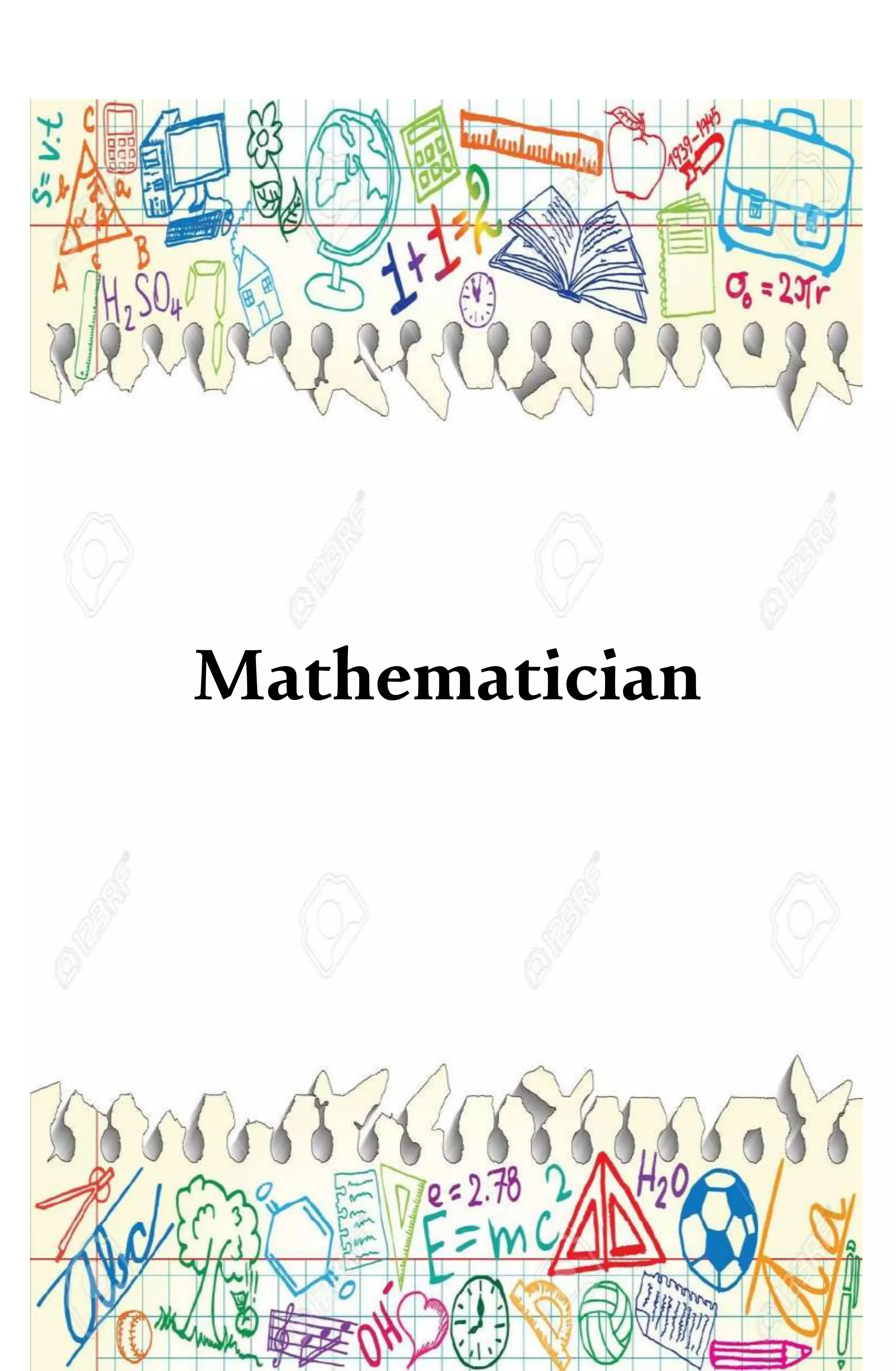 Mathematician
 