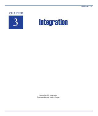 CHAPTER
3 Integration
version: 1.1
Animation 3.1: Integration
Source and credit: eLearn.Punjab
 