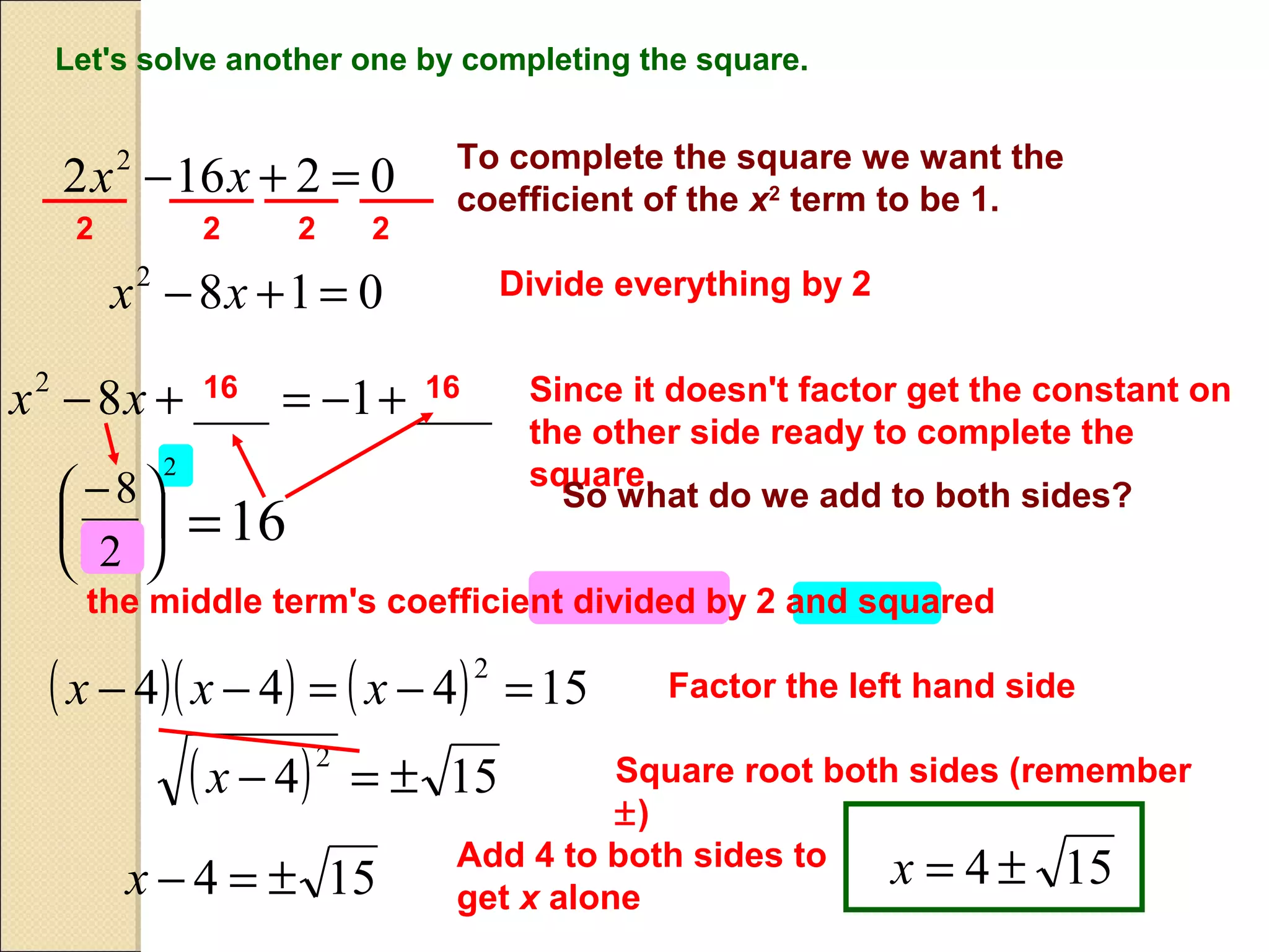 Complex numbers And Quadratic Equations | PPT