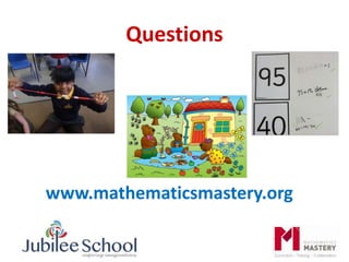 Questions
www.mathematicsmastery.org
 