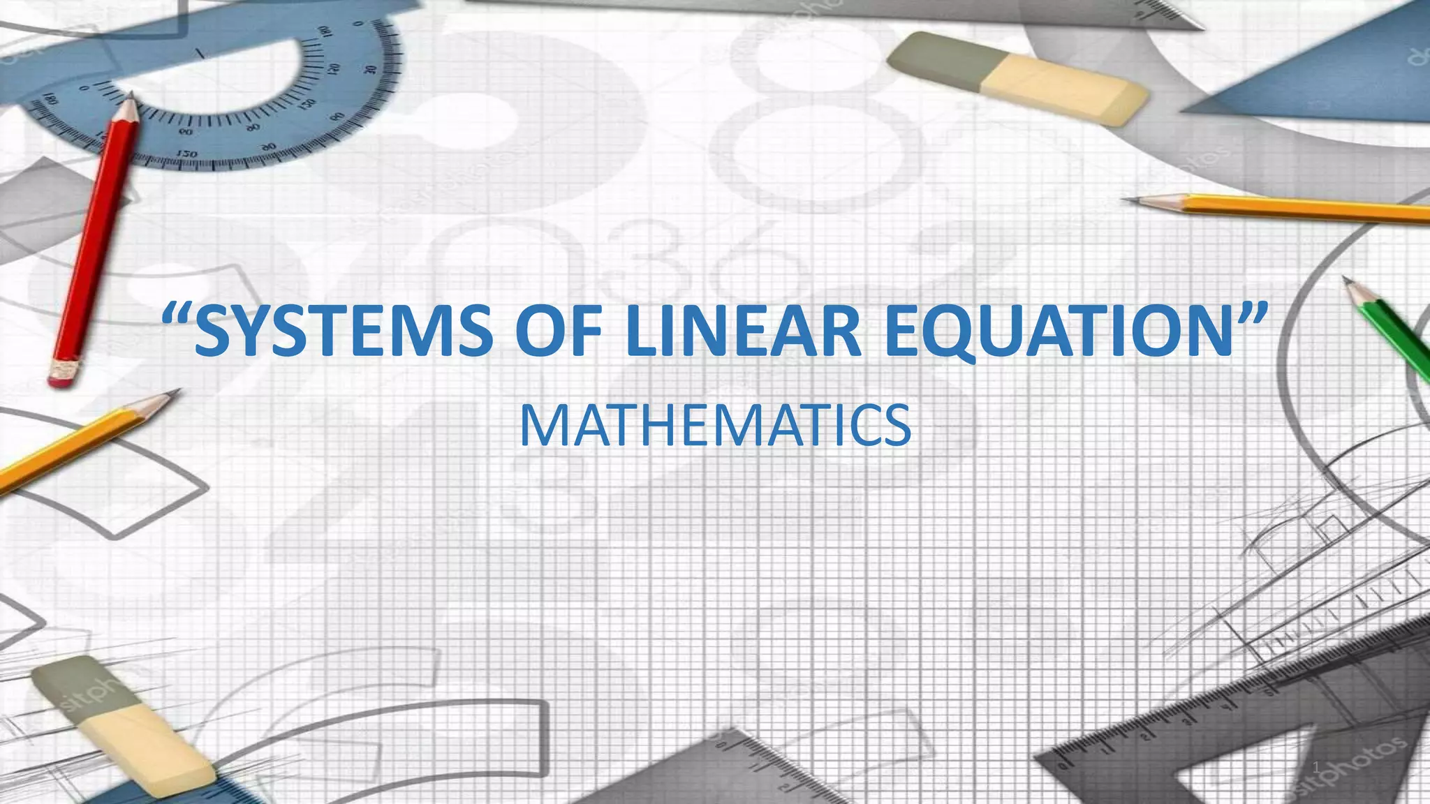 Systems of Linear Algebra | PPTX