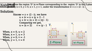 Maths Miniproject on the conformal mapping | PPTX