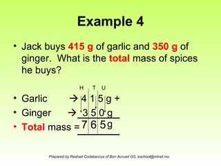 Grams Addition Mathematics for Std III - Addition | PPS