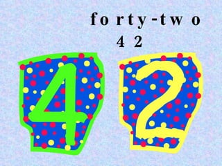 Hundreds, Tens and Units