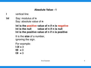 MATHS SYMBOLS - OTHER OPERATIONS (1) | PDF