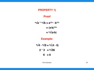 Property Symbol Math MATHS SYMBOLS - ROOTS and THEIR PROPERTIES | PDF