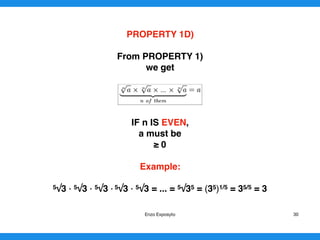 Property Symbol Math MATHS SYMBOLS - ROOTS and THEIR PROPERTIES | PDF
