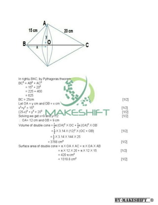Maths 2016 paper with solution | PDF