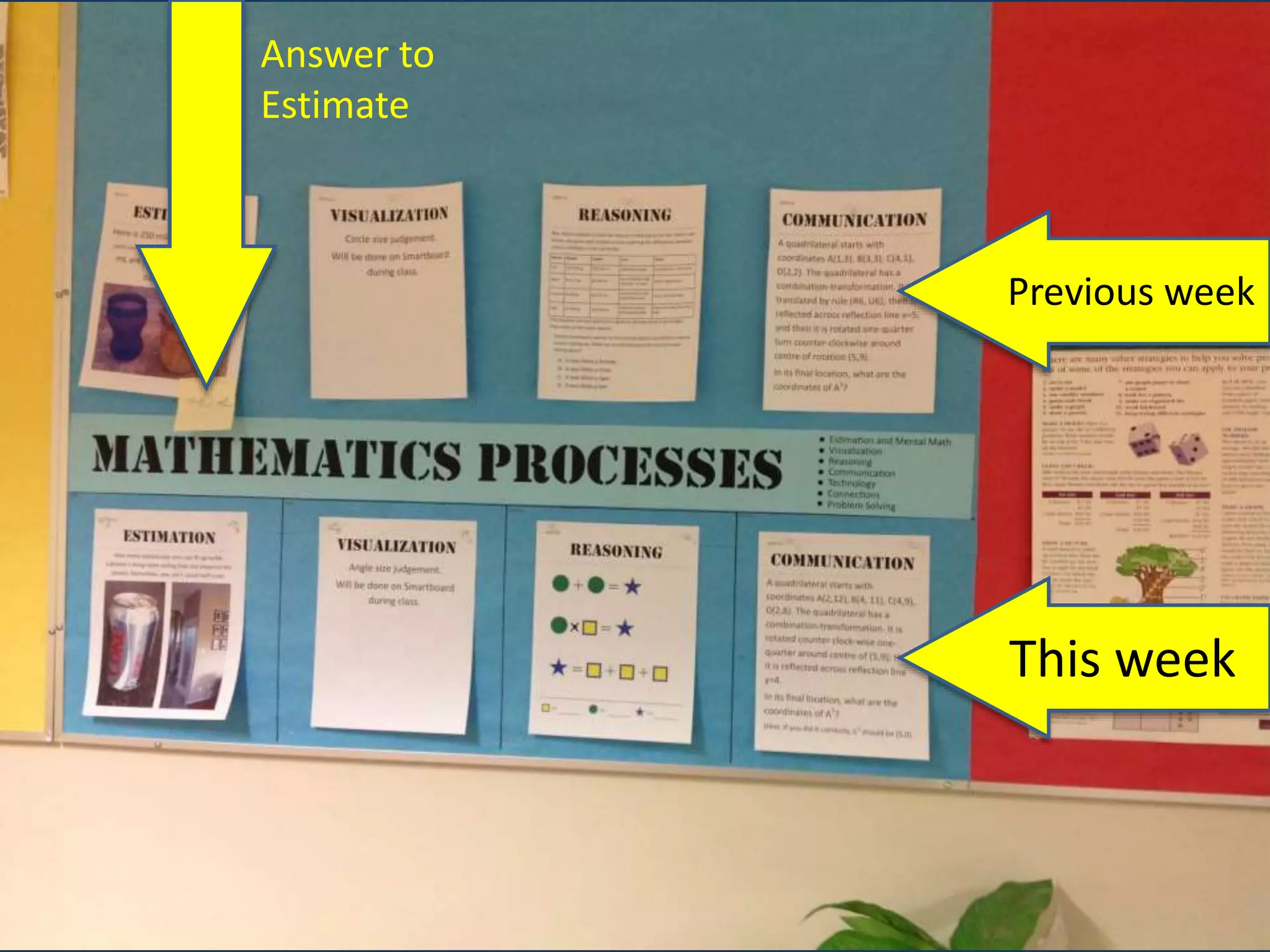 This week
Previous week
Answer to
Estimate
 