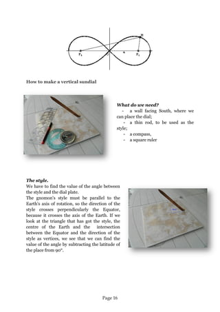 Sundial Math Maths and Astronomy Comenius Why Maths | PDF
