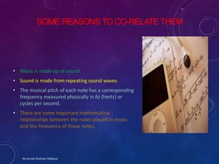 Maths and music ppt | PPTX