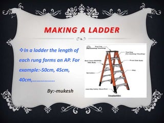Math Ladder Rung powerpoint presentation on the working principle of maths AP | PPTX