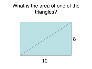Maths area and size | PPT