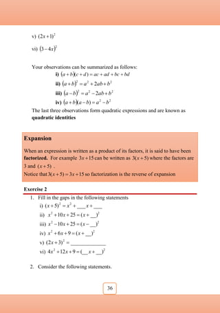 Form Two Mathematics Textbook Simplified | PDF