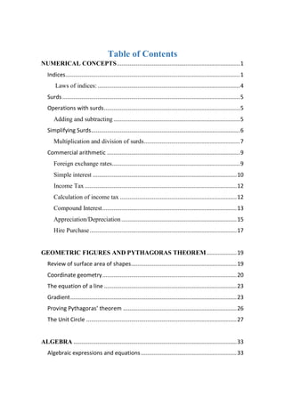Form Two Mathematics Textbook Simplified | PDF