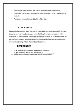Maths club assignment pdf | PDF