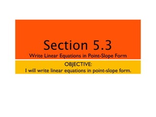 Section 5.3