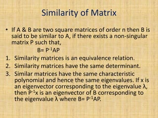 Maths-->>Eigenvalues and eigenvectors | PPTX