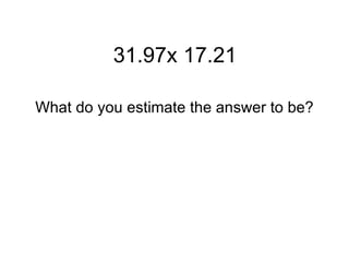 Maths estimating | PPT