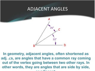 LINES AND ANGLE PPT | PPTX