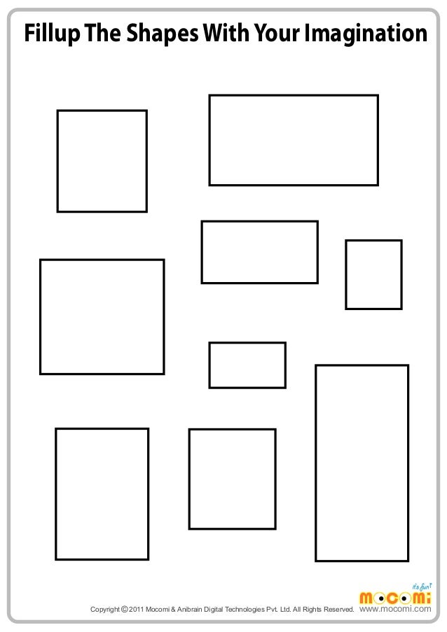 imagining shapes maths worksheets for kids mocomicom
