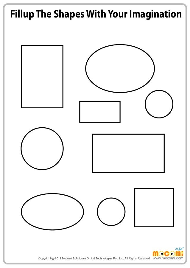 imagining shapes maths worksheets for kids mocomicom