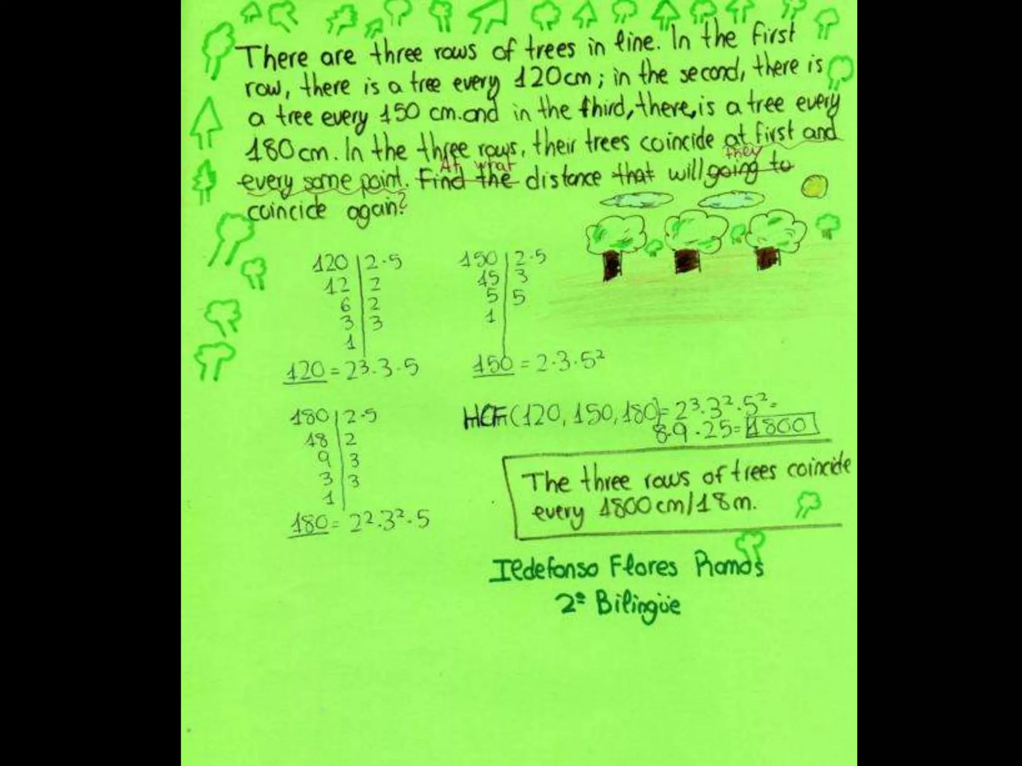 MATHS PROBLEMS IN THE FOREST