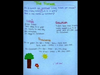 MATHS PROBLEMS IN THE FOREST | PPTX