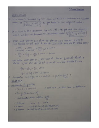 Math Notes For SSC CGS Coaching | PDF