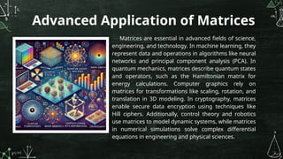 Maths theory of matrices for semester.pptx