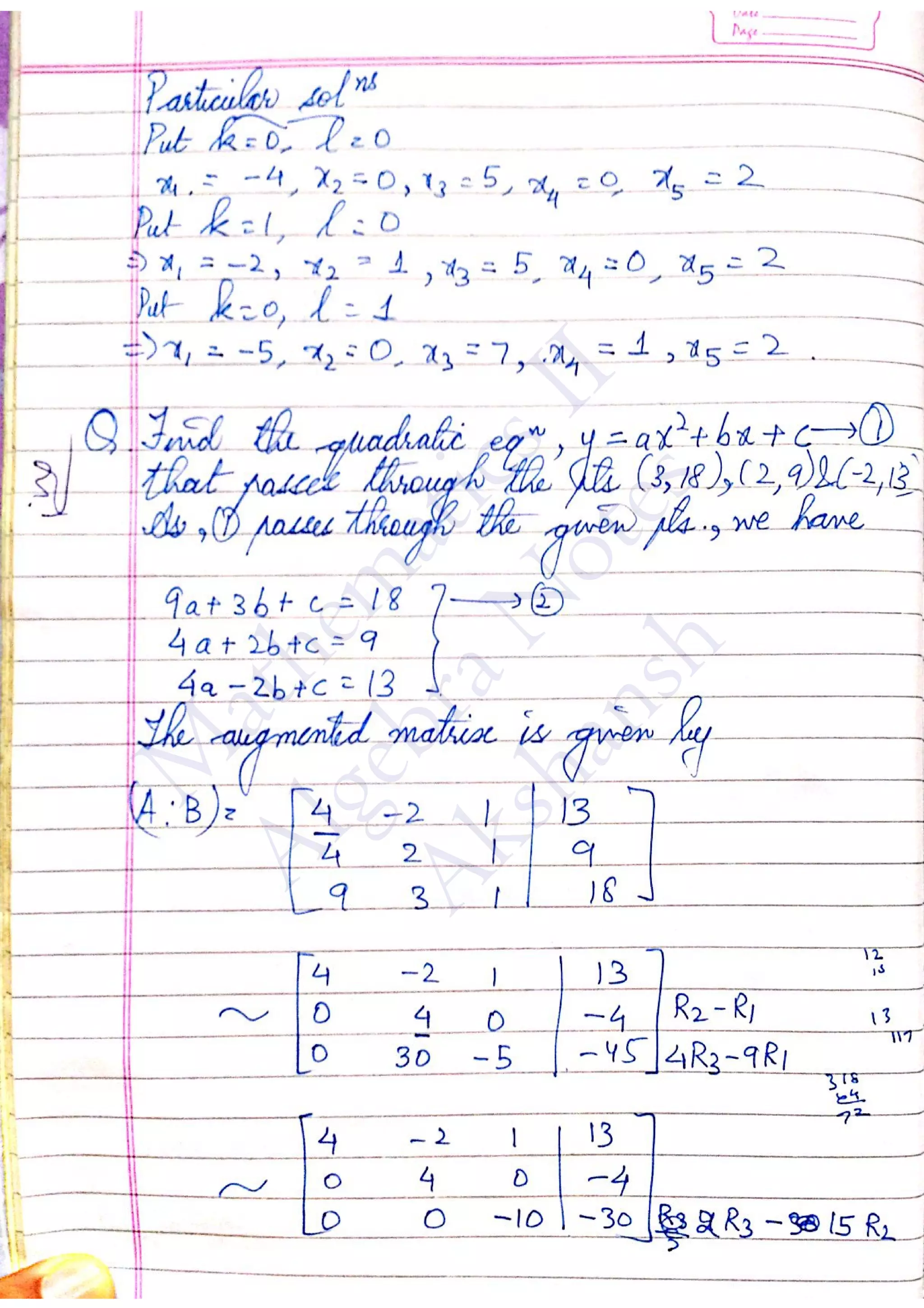 M
athem
aticsII
AlgebraN
otes
Akshansh
 