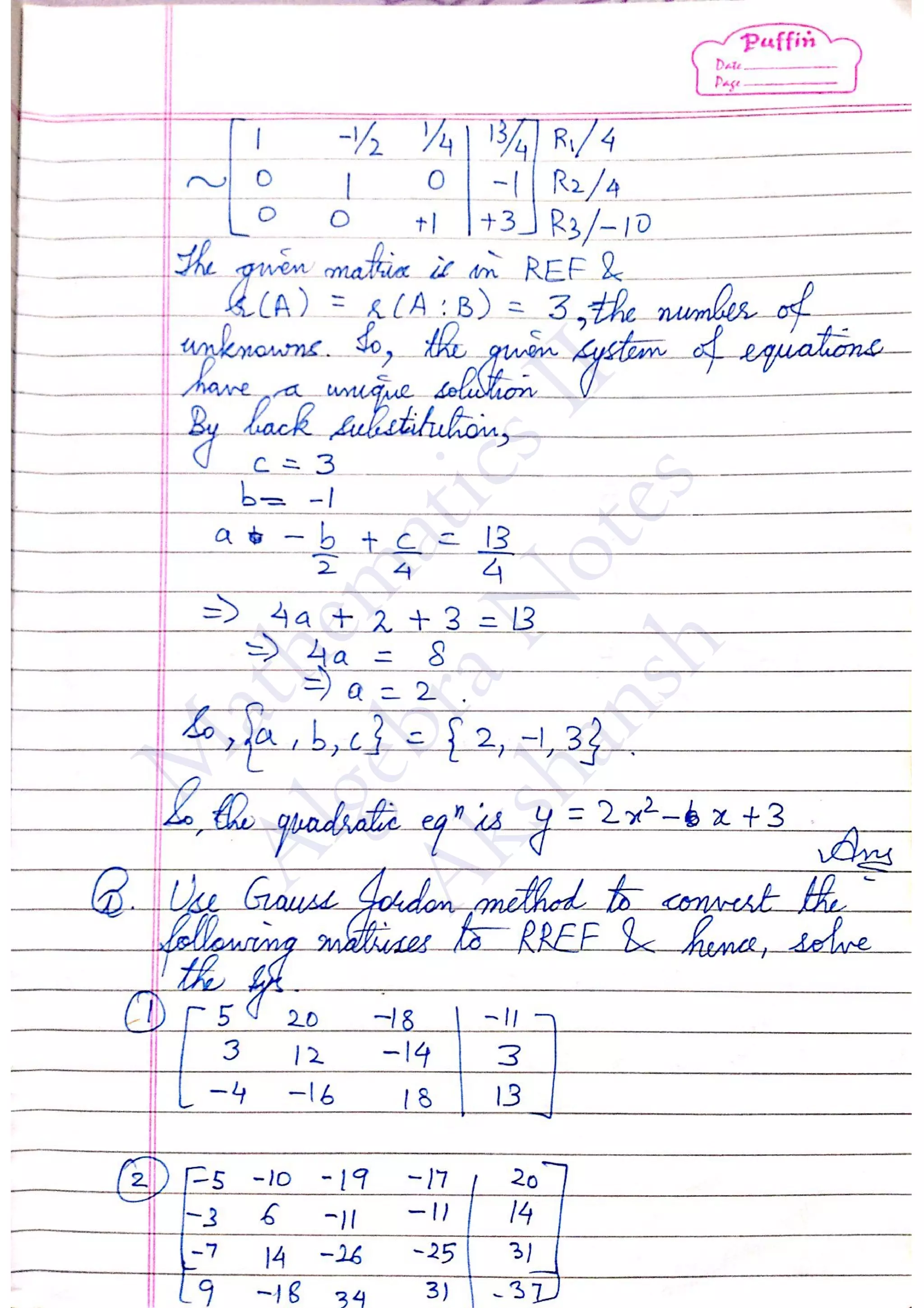 M
athem
aticsII
AlgebraN
otes
Akshansh
 