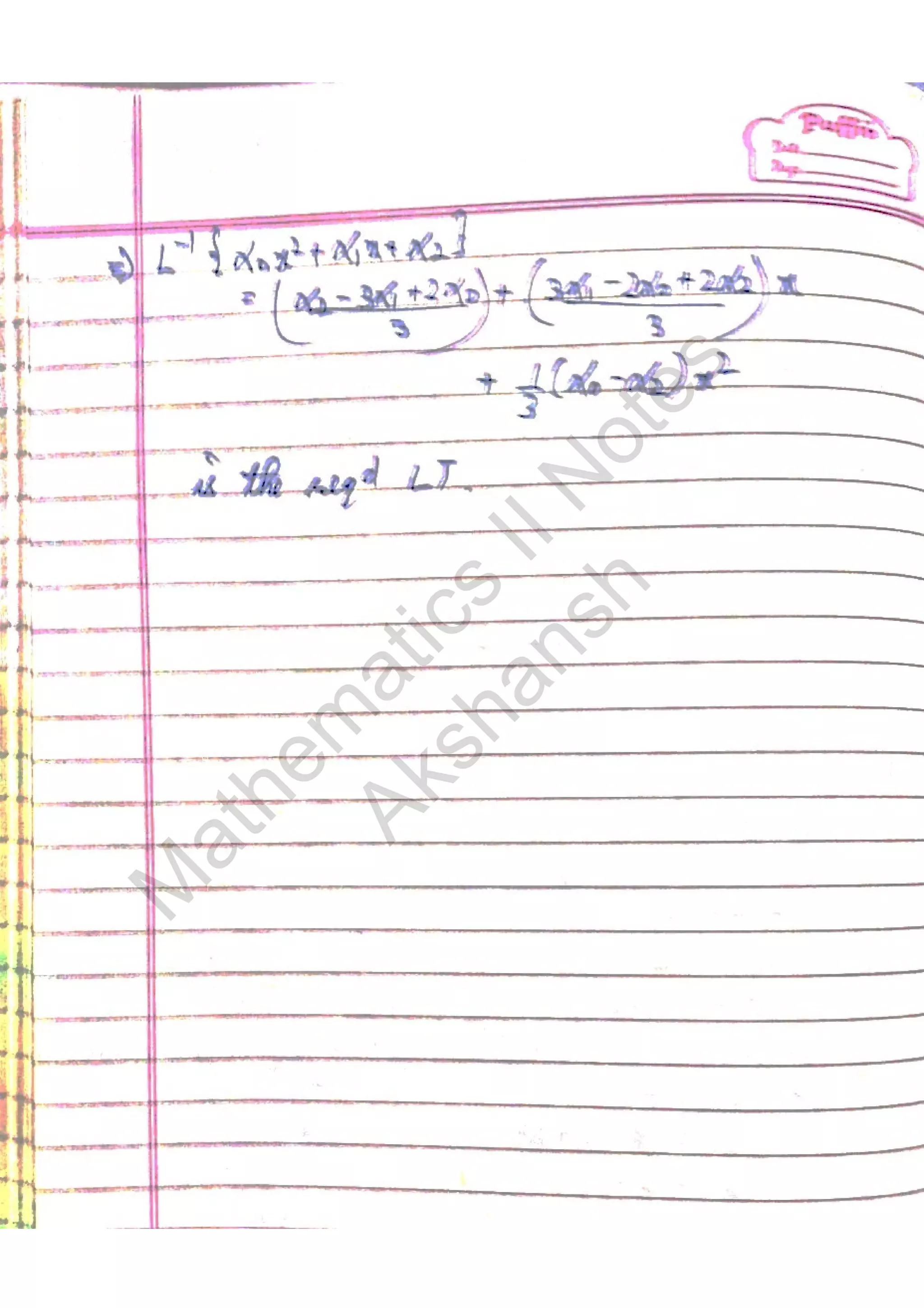 M
athem
atics
IIN
otes
Akshansh
 