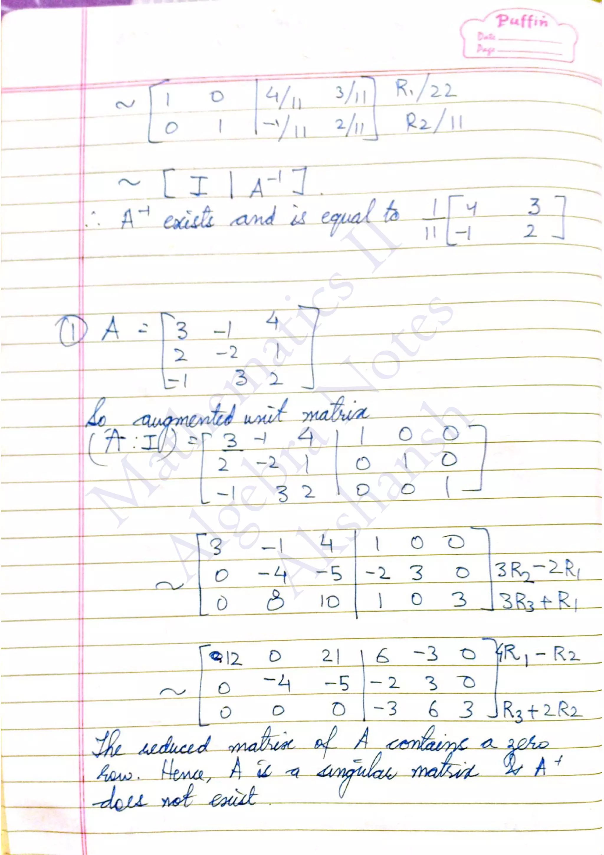 M
athem
aticsII
AlgebraN
otes
Akshansh
 