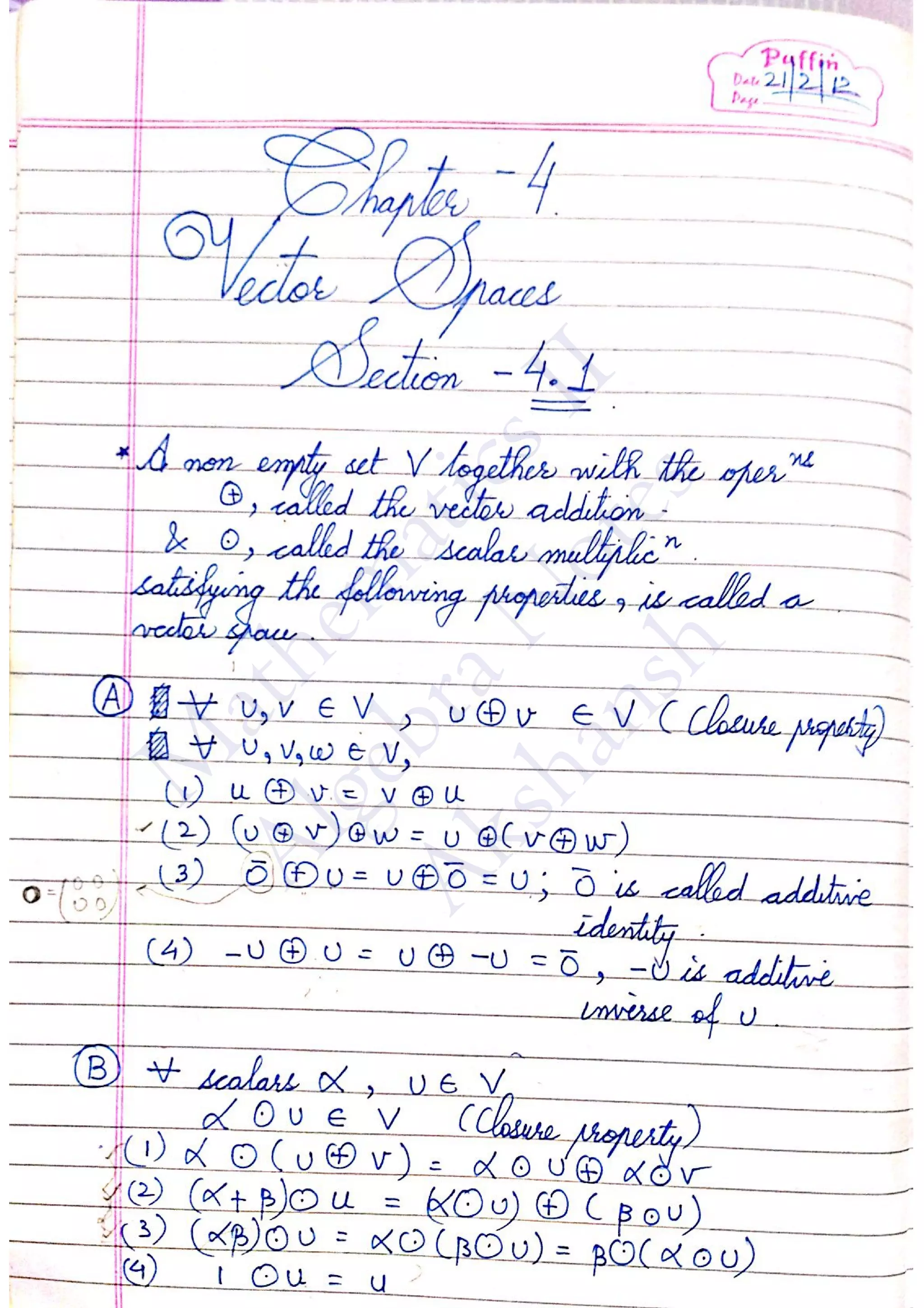 M
athem
aticsII
AlgebraN
otes
Akshansh
 