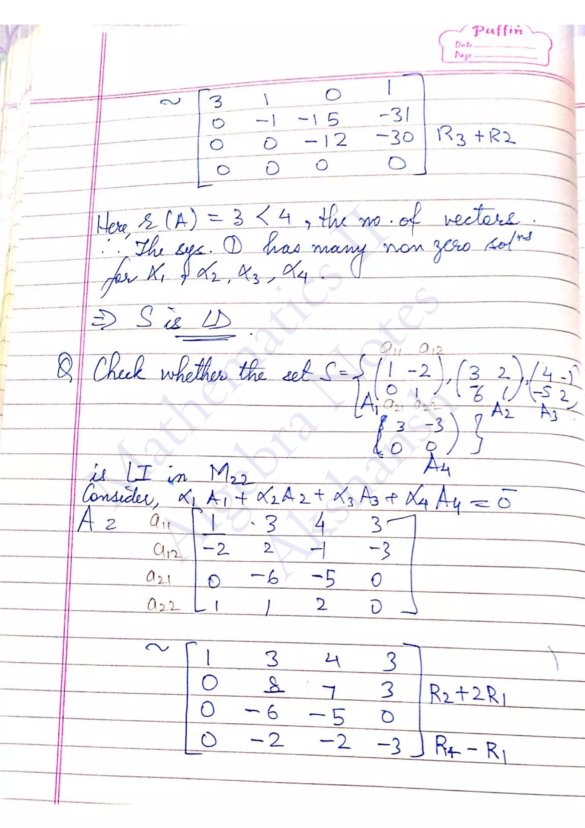 M
athem
aticsII
AlgebraN
otes
Akshansh
 